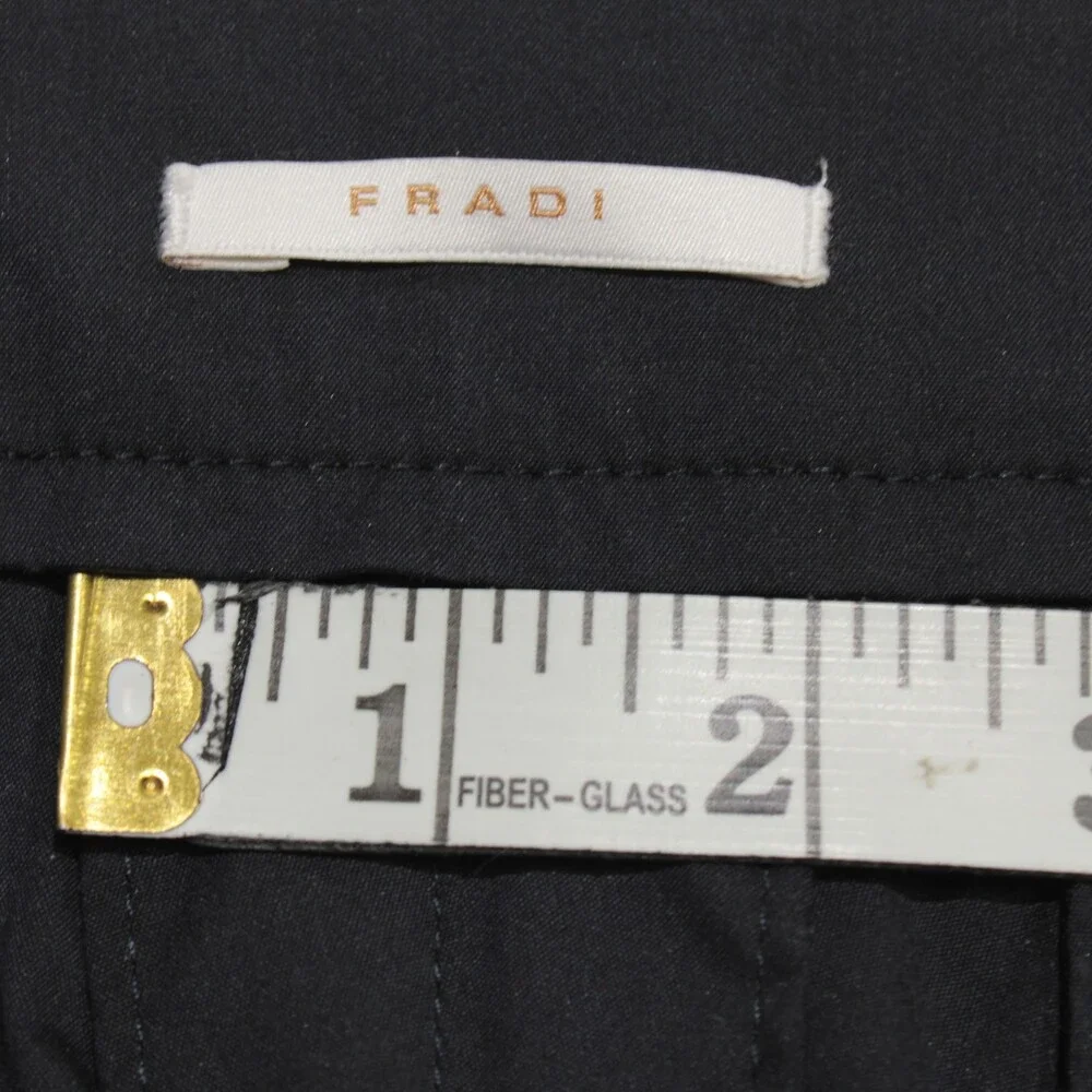 Fradi NWT Pleated Chinos / Casual Pants Size 50 (US 34) in Blue Cotton Blend